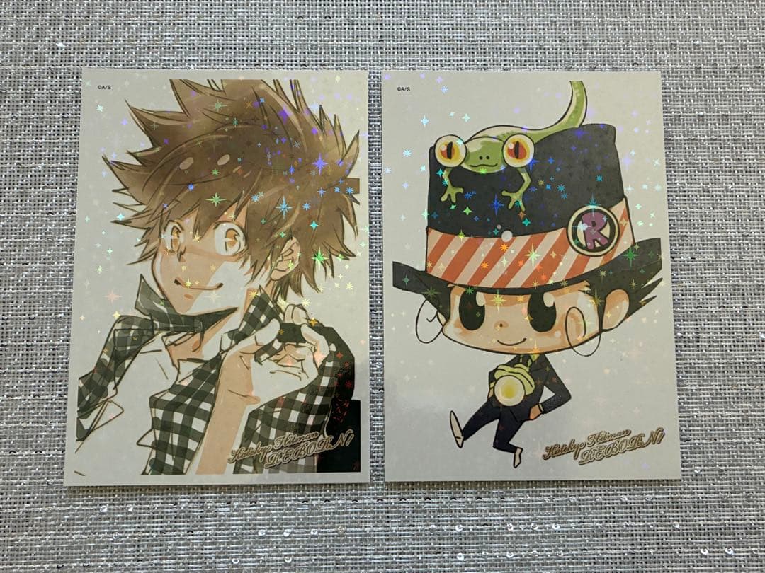 家庭教師ヒットマンREBORN！ ブロマイド風カードくじ ツナ・リボーン