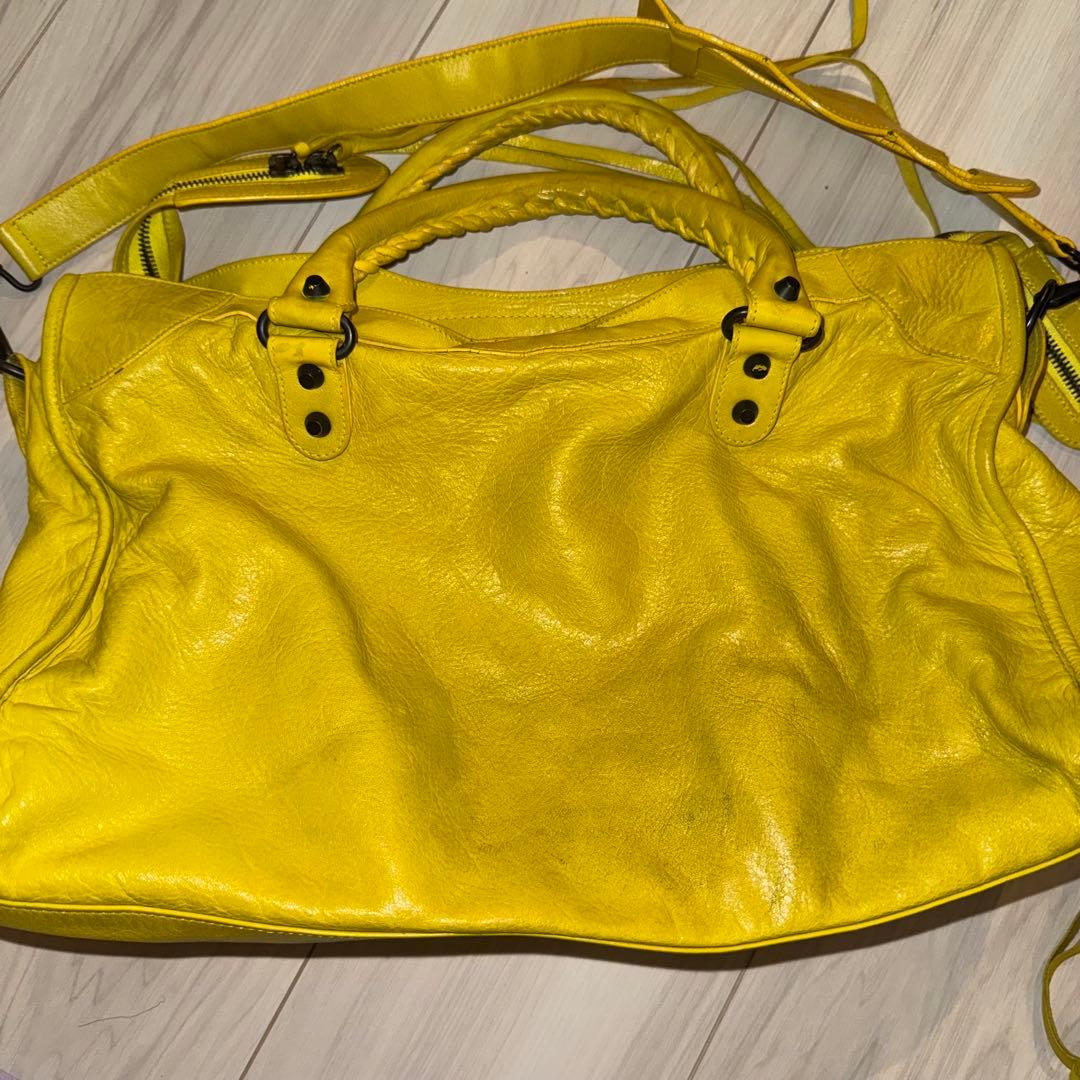 BALENCIAGAバレンシアガ the city 115748イエローバッグ