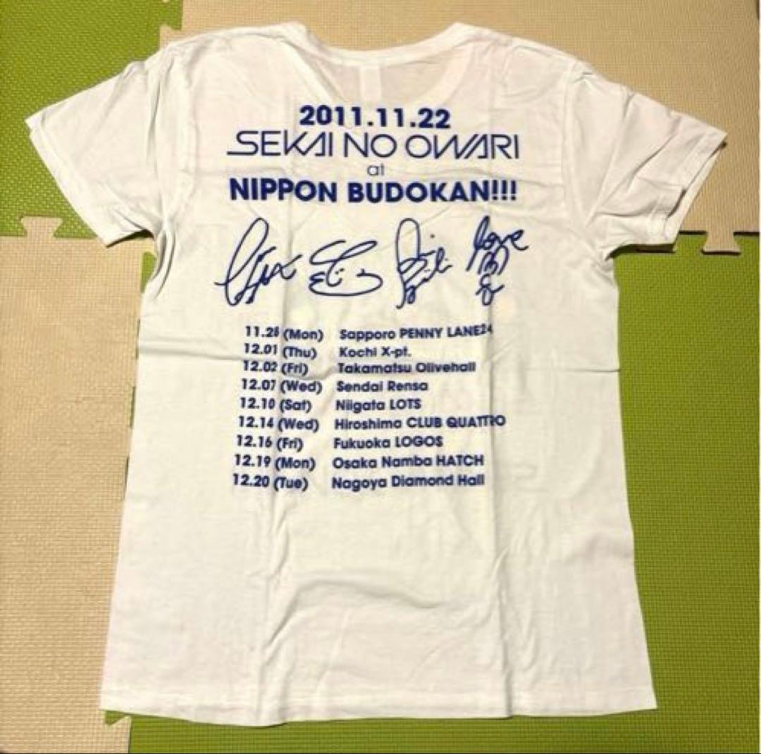 SEKAI NO OWARI セカオワ】2011年 日本武道館限定 Tシャツ - メルカリ