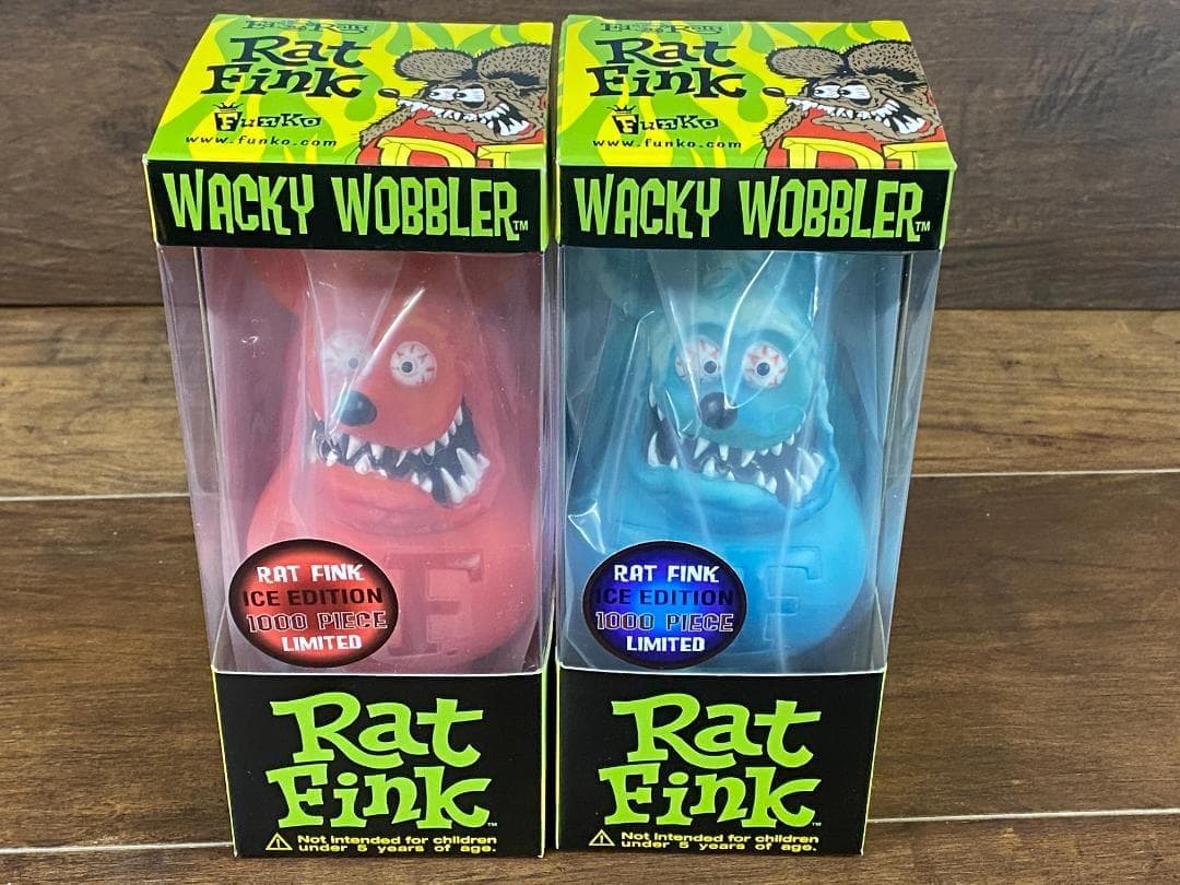 ラットフィンク ボビングヘッド FIRE・ICE 2体セット FUNKO ラットフィンク ボビングヘッド 2体セット ICE FIRE RATFINK FUNKO