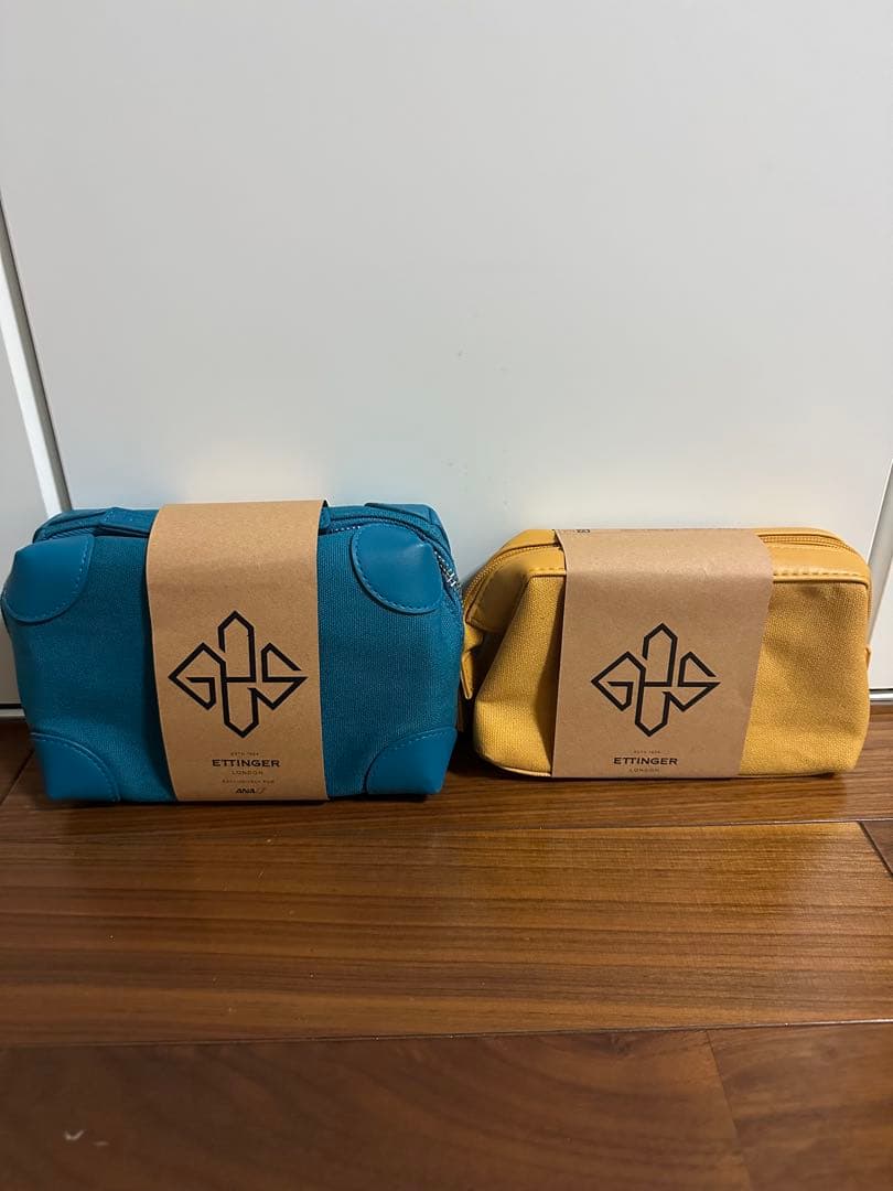 ANAファースト、ビジネスクラス限定 ETTINGER アメニティ2個セット