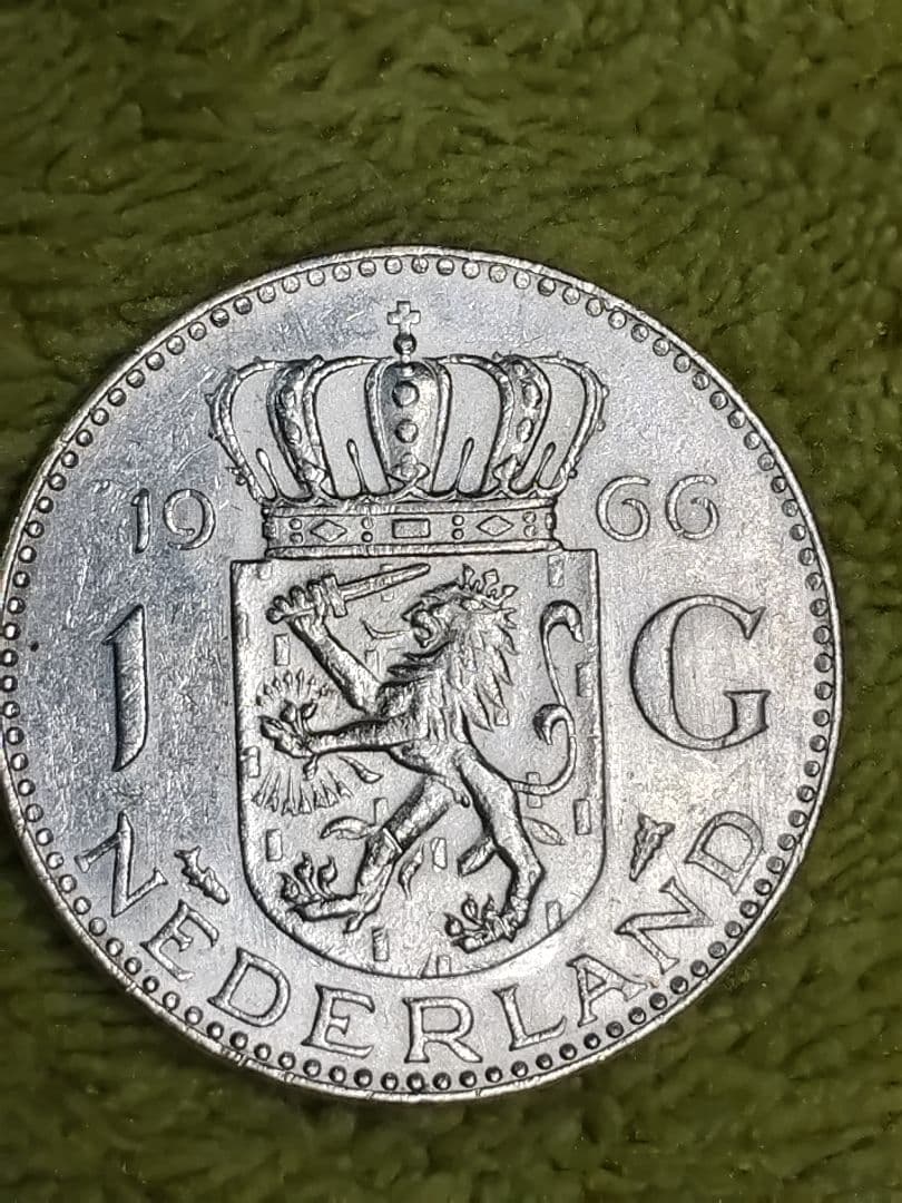 hab025 オランダ 1966年 1G 、2009年 ５ユーロ 銀貨 セット