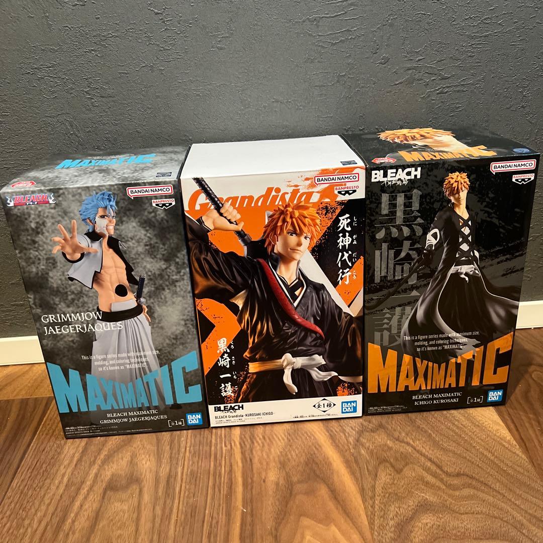 BLEACH MAXIMATIC グランディスタ グリムジョー 一護 フィギュア