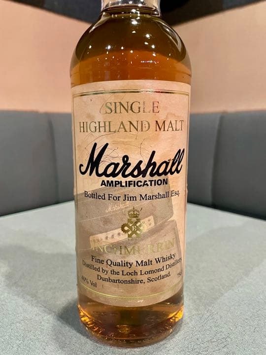 シングルモルト】非売品☆Marshallボトル4本＋ボトル台1