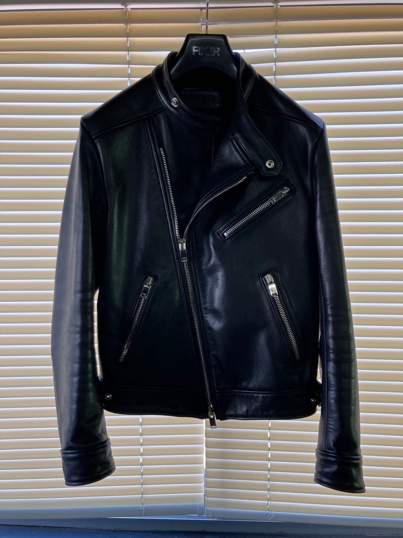 フィクサー FIXER F1 レザーライダース 黒 干場 セミダブル 44 - メルカリ