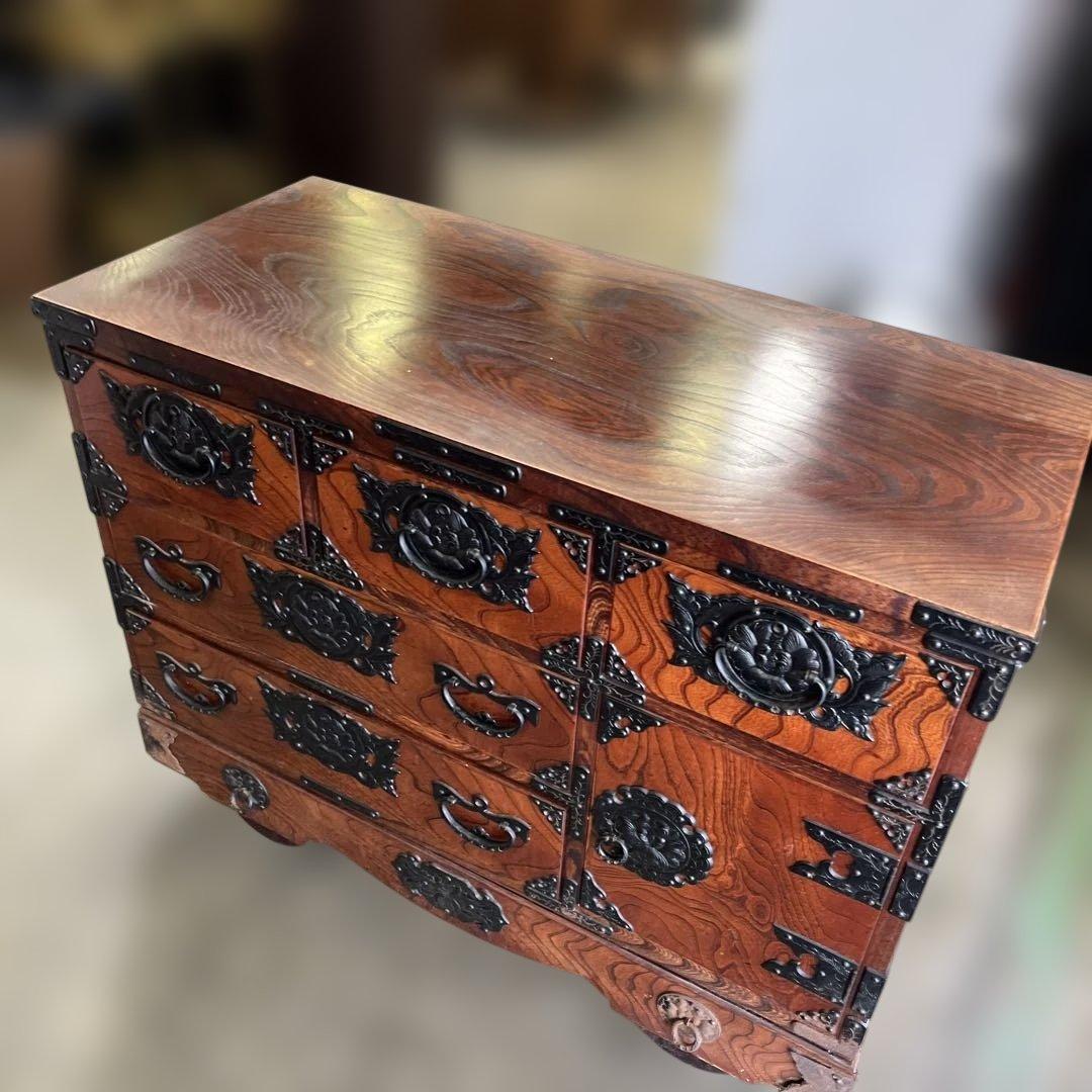 岩谷堂】◇車箪笥◇鍵付き◇特価品！