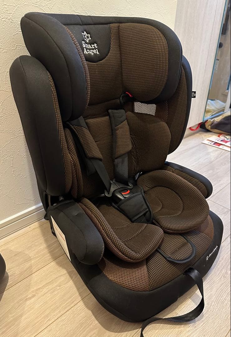 美品】スマートエンジェル ハーネスジュニア FIX-BR 取説付 isofix