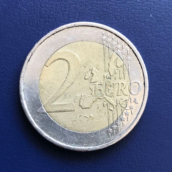 N1126【ドイツ】2002年(F) 2ユーロ硬貨 - メルカリ