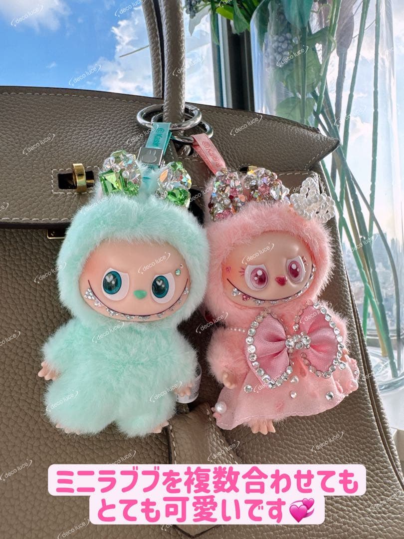 PIN FOR LOVE U スワロフスキー　ラブブ　　モココ MOKOKO