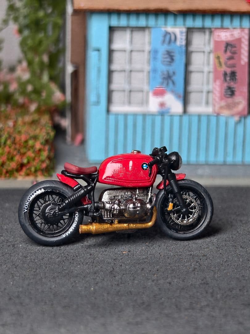 1/64 BMW R100 バイク模型 ミニチュア