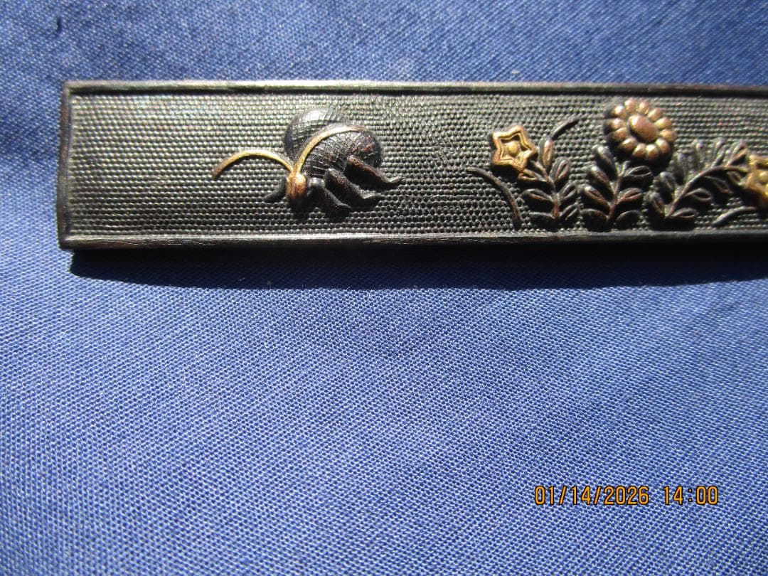 小柄　小刀　刀の備え付け　刃なし　良い細工・金象嵌等　程度良し　1本