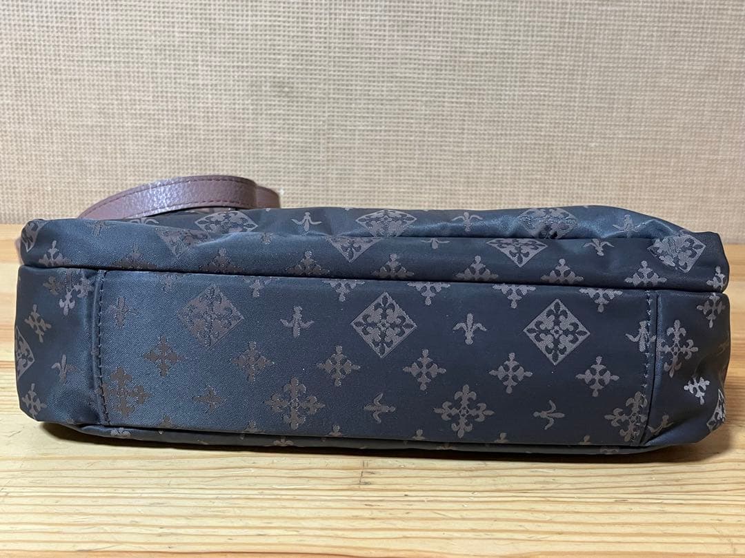 a340/極美品★russet グレー/ピンク ショルダーバッグ