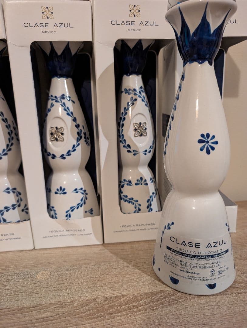 クラセアスール レポサド 空き瓶 Clase Azul テキーラ 3本セット