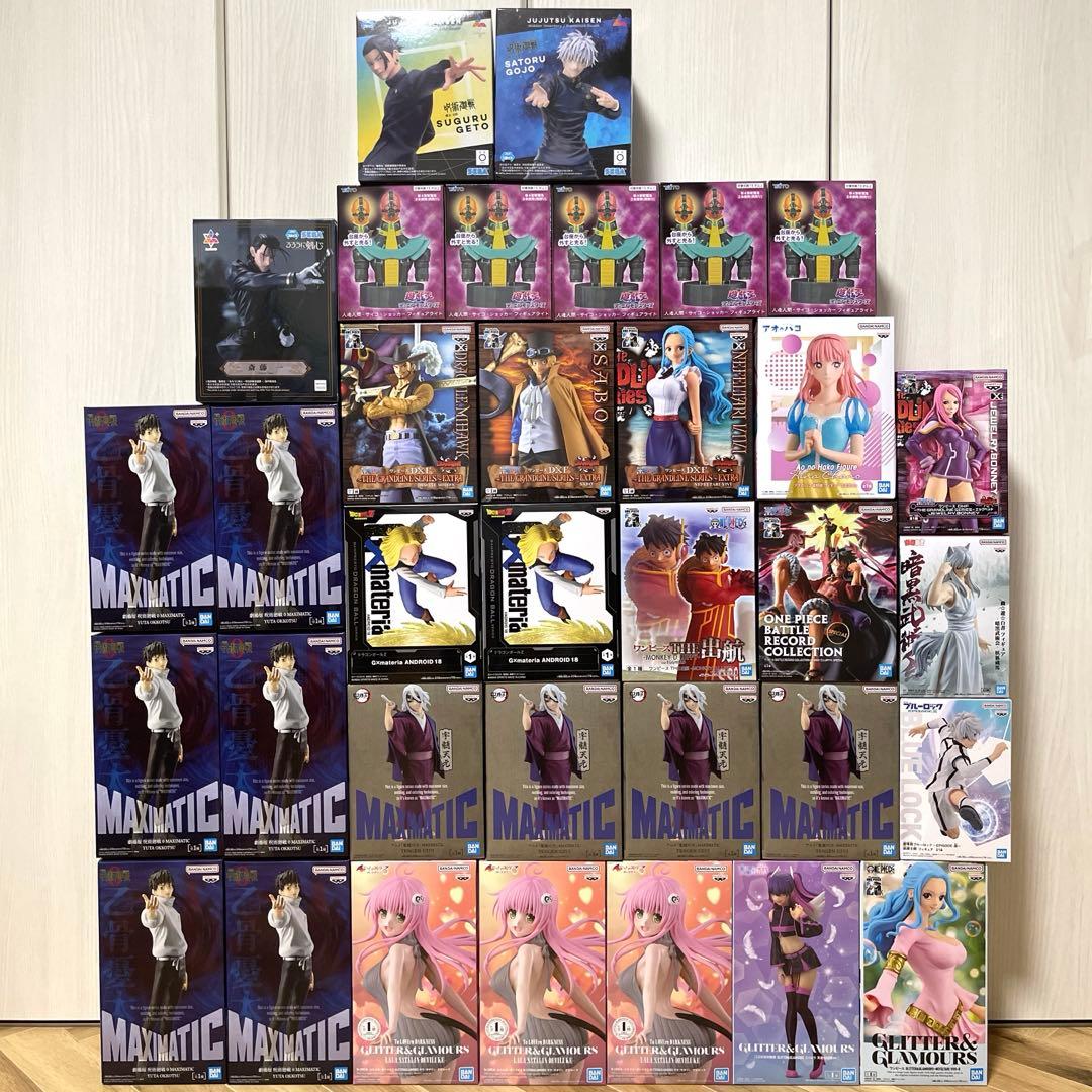 呪術廻戦 ONE PIECE ジャンプ フィギュア 34体セット まとめ売り