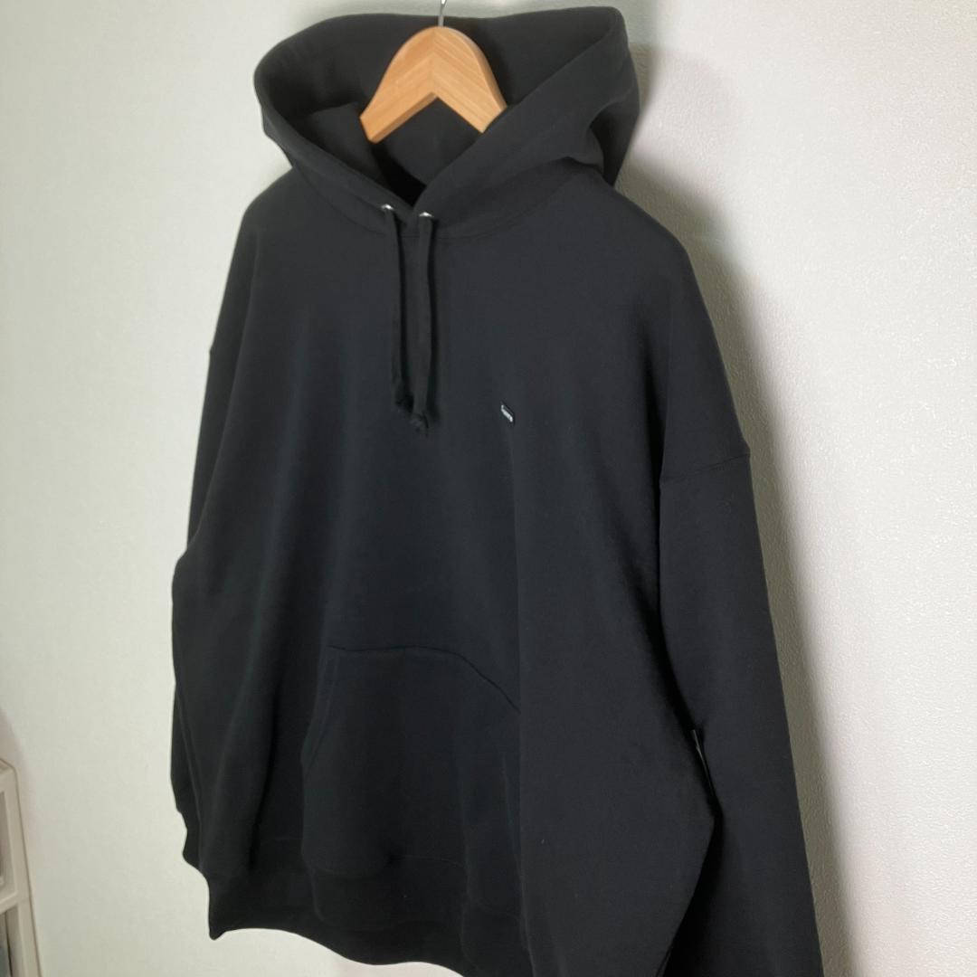 【美品！】supreme◆small box logo パーカー 黒 XXL