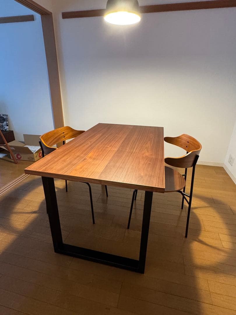 【る】KANADEMONOウォルナットダイニングテーブルセット