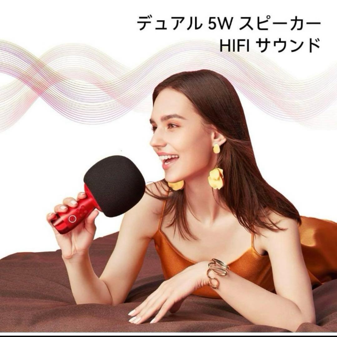 ❤️一点限り❣️CALF カラオケマイク　ワイヤレスマイク　Bluetooth