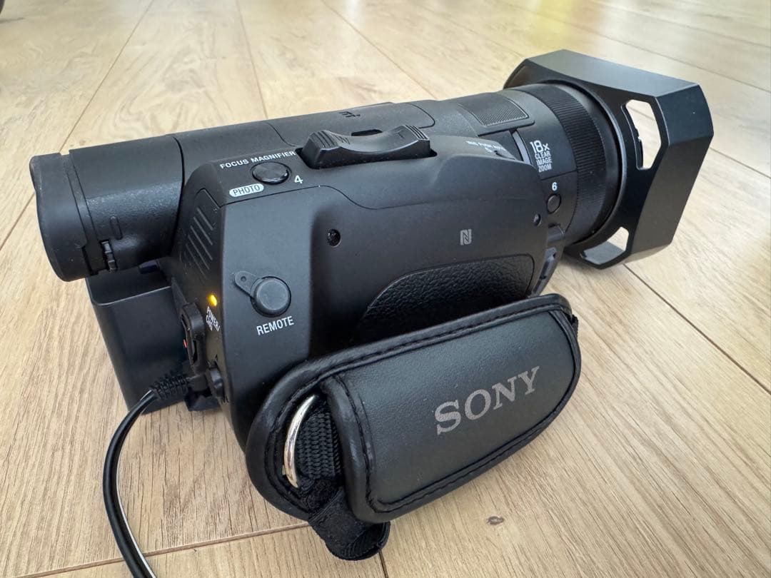 （海外版）FDR-AX700 SONY 4K ビデオカメラ 本体（箱無し）