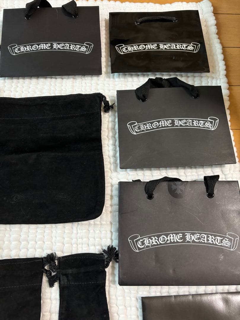 クロムハーツ】皮袋30枚 シルバー磨き 紙袋