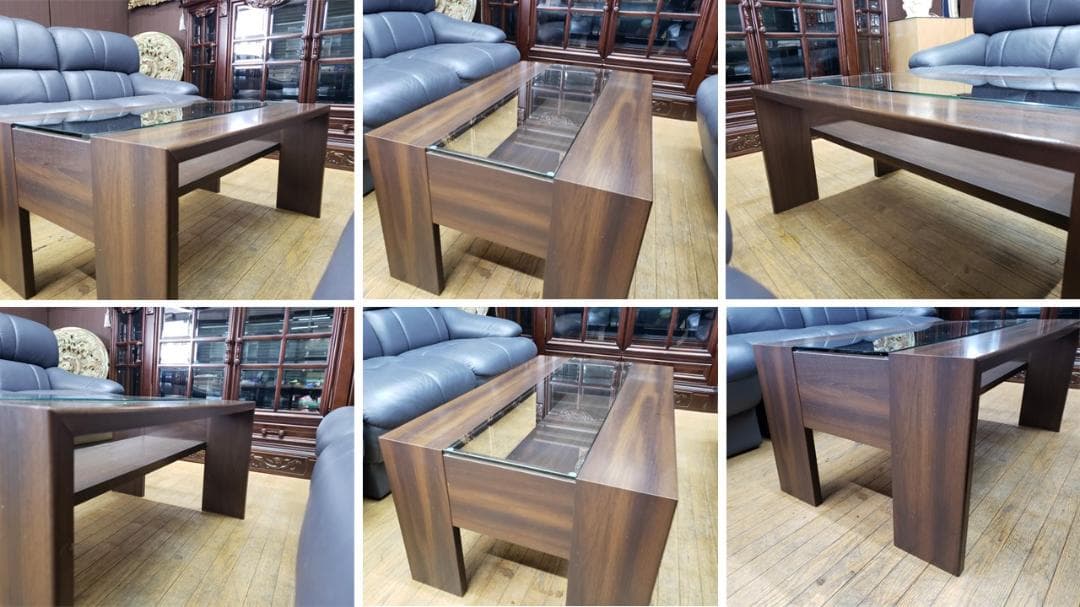 C37　美品　応接セット 6点セット 本革（一部合皮） ソファ