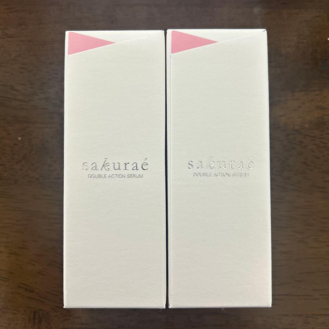 新品未開封サクラエ ダブルアクションセラム　33ml リフィル2個セット