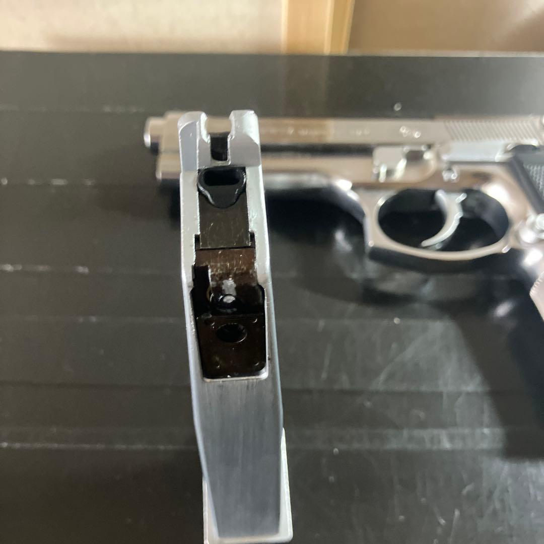 WAベレッタM92FSガスガンアイノックスパーフェクトバージョンABS樹脂美品