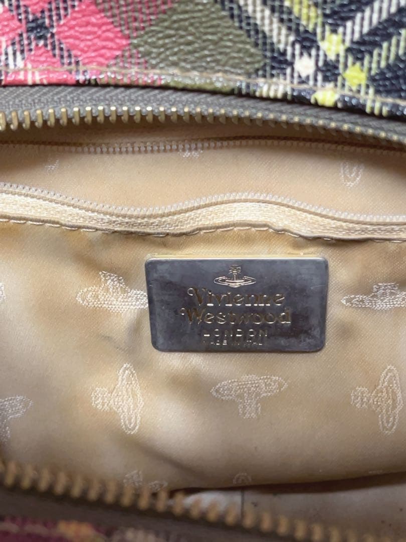 Vivienne Westwoodタータンチェック柄 ヤスミンバッグ