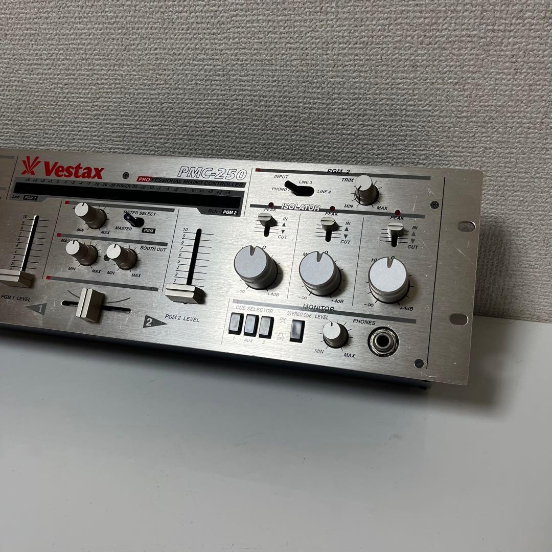 美品 動作OK Vestax PMC-250 DJミキサー ゴールド ロータリー 中古品