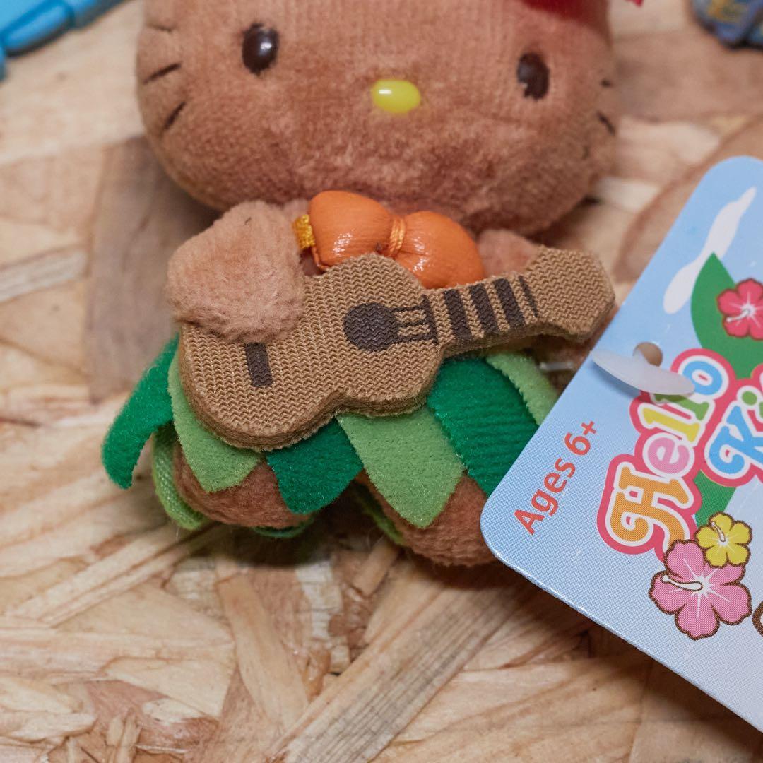 ハワイ限定　日焼けキティ　ぬいぐるみ　ネックストラップ　リングノート　セット