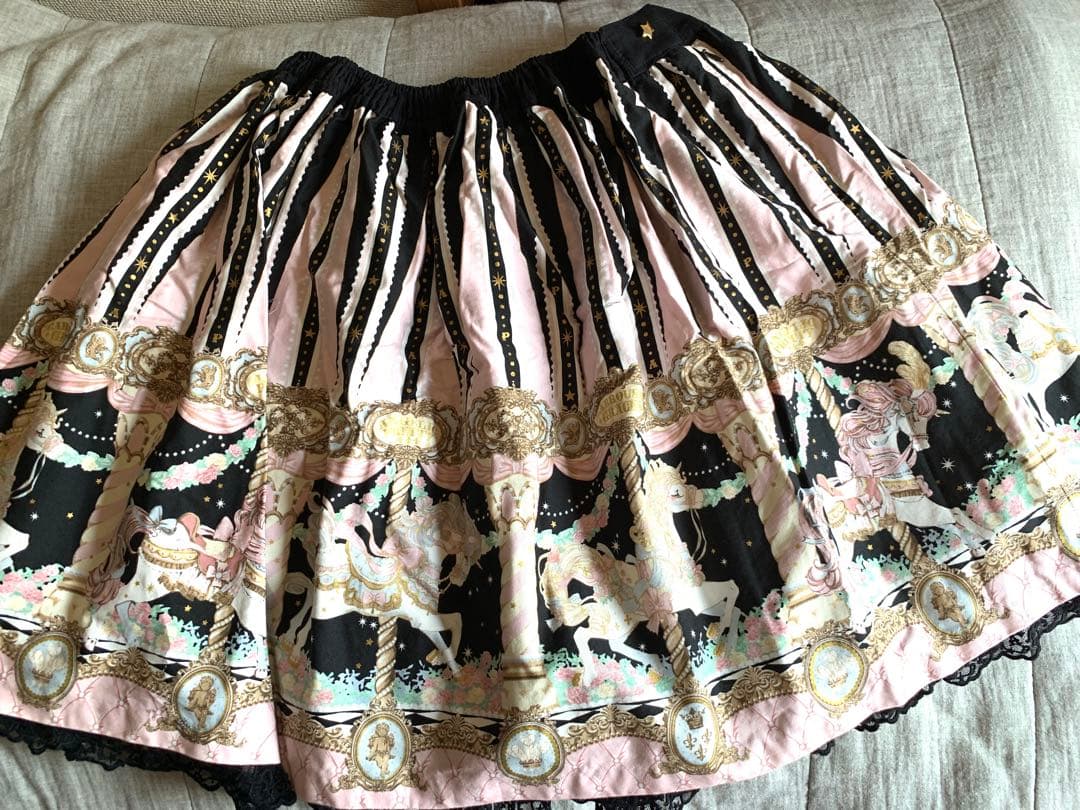 デイドリームカーニバル スカート 黒ブラックアンジェリックプリティ プラスサイズ