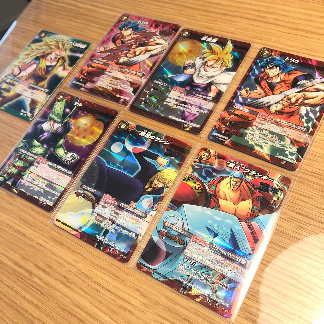 ミラクルバトルカードダス ドラゴンボール ワンピース トリコ ミラクル
