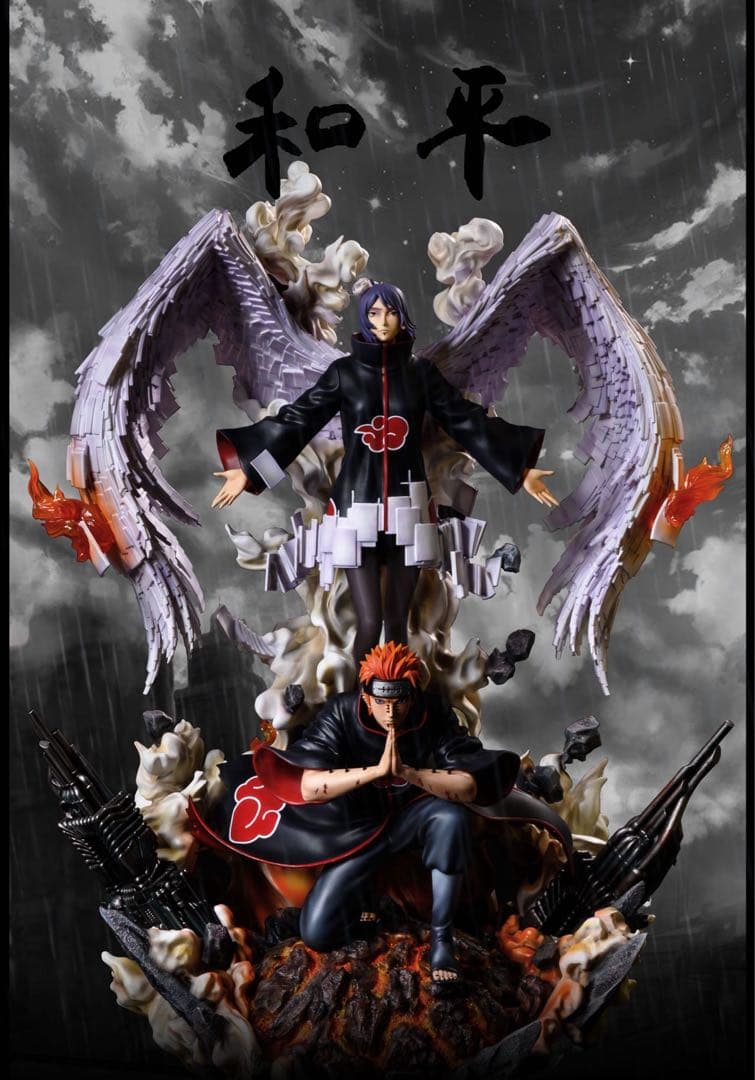 NARUTOナルト ペイン コナン 1/7ガレージキット ガレキ スタチュー ①