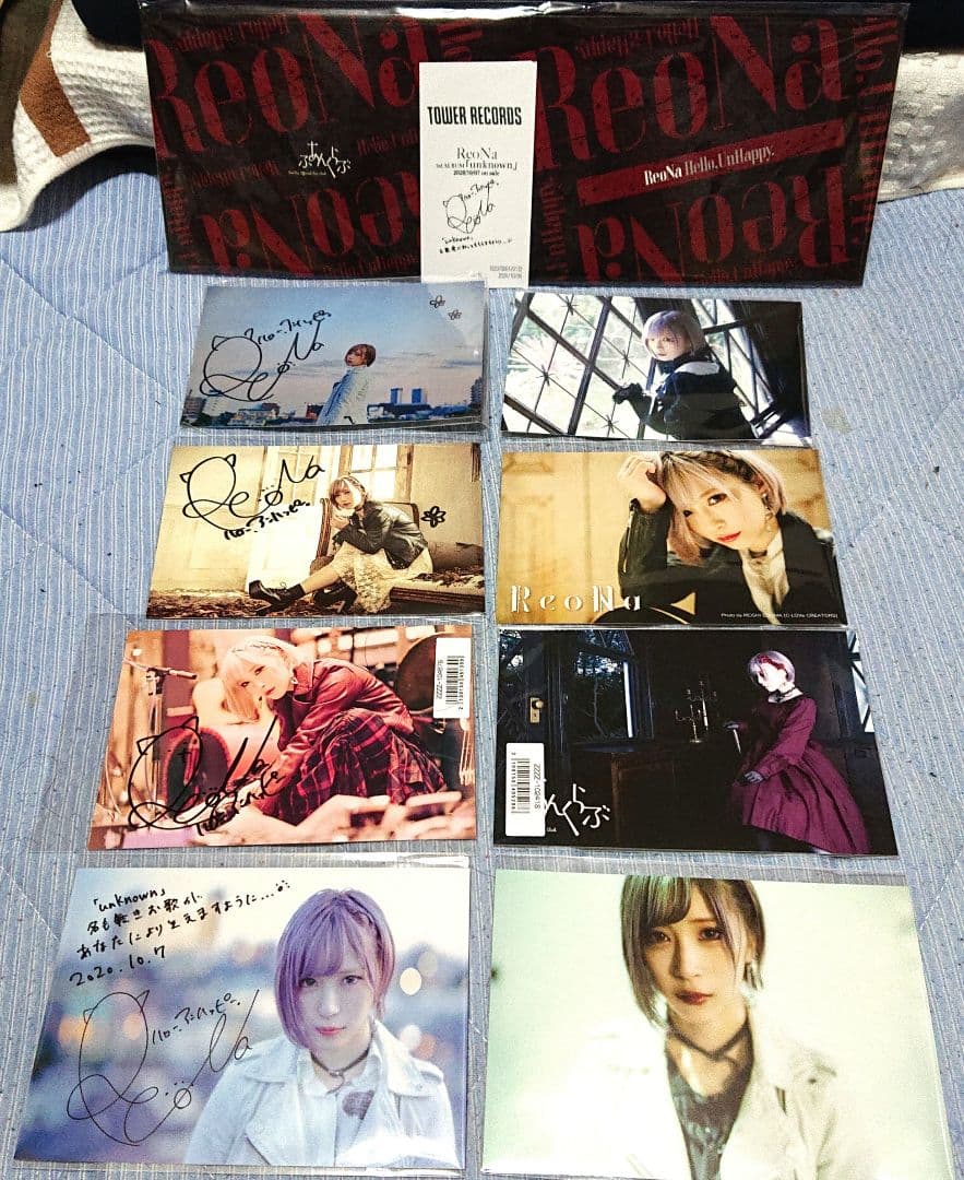 ReoNa 直筆ポスカ等セット