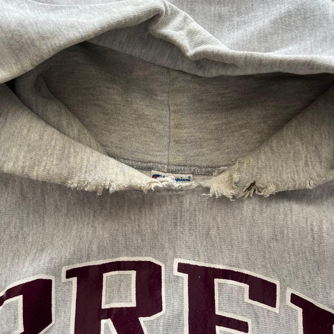 サ*ン様 80s/Champion/L/USA製/リバースウィーブ/パーカー/グ