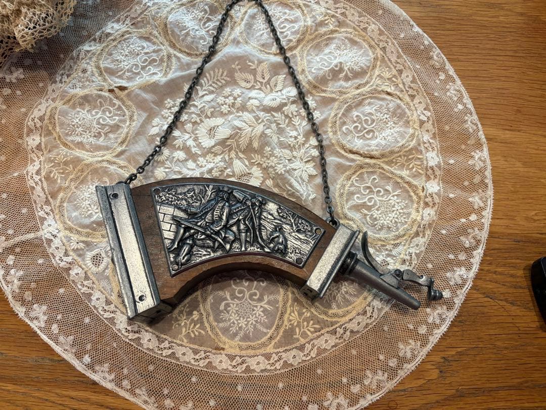 レプリカ　デリンジャー フィラデルフィア モデルガン　火薬入れ４点アンティーク