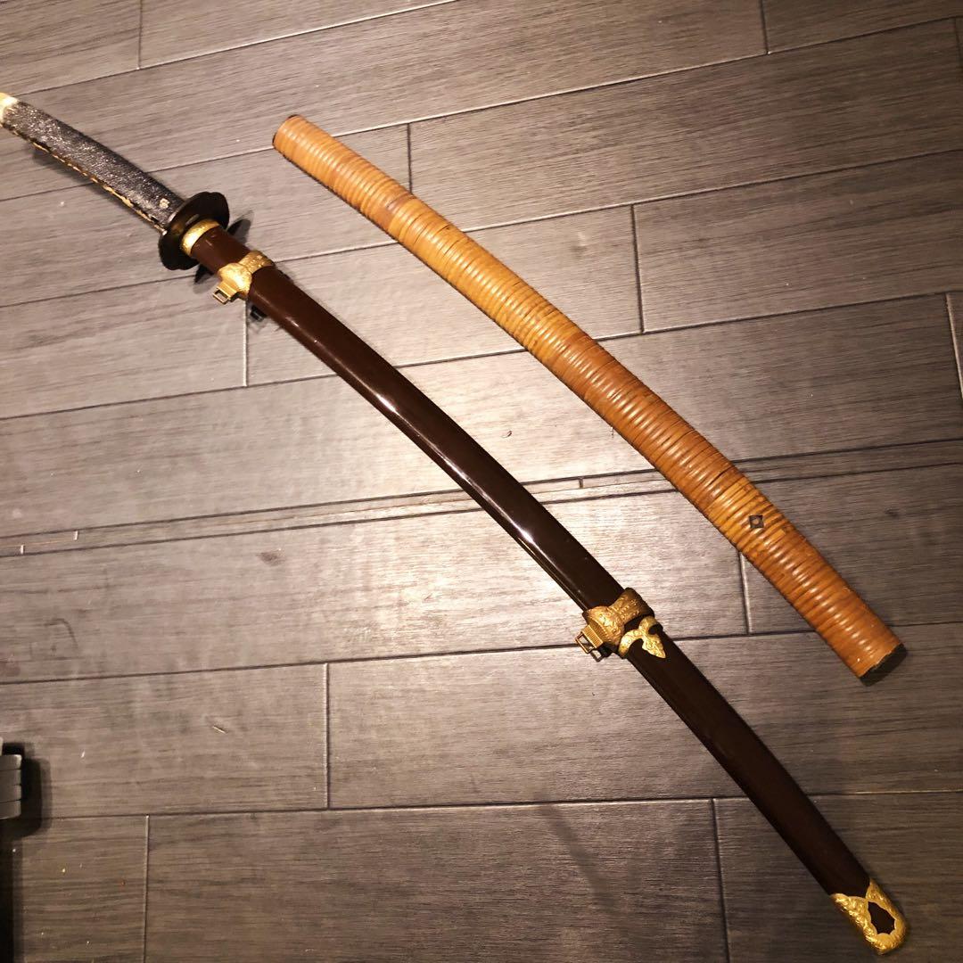 模造刀　2本セット　太刀　脇差　骨董品　ジャンクあり　藤牧　白鞘