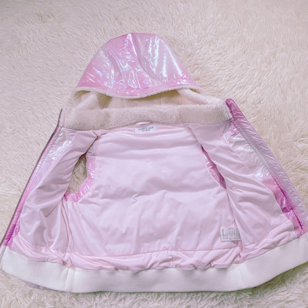 【サイズ36⭐️美品】マークアンドロナ　グラデーションホログラム中綿ベスト　ゴルフ