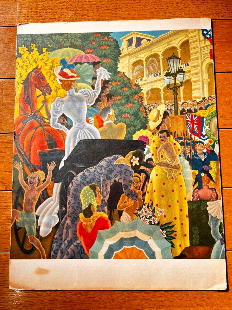 貴重！今やアート！ 1956年代 Matson Line 客船の メニュー