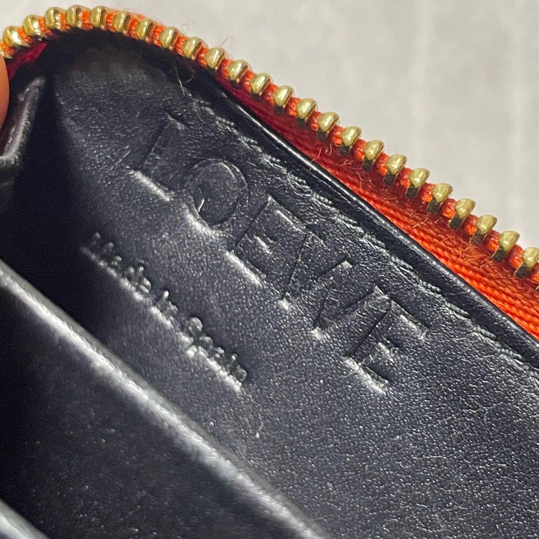 LOEWE アナグラム レザー ケース パース カードケース名刺入れ