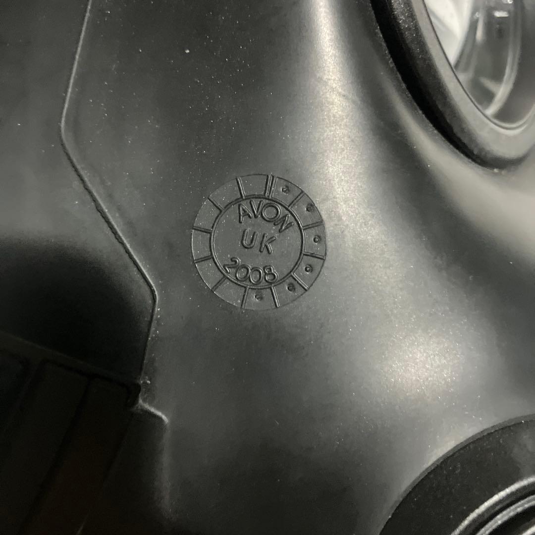 実物 AVON S10 ガスマスク 収納バッグ、吸収缶付