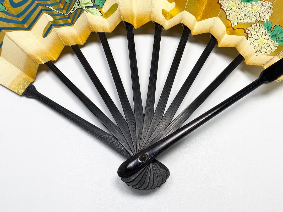 舞扇 京都十松屋福井謹製 菊花流水図 能楽扇 京扇子 伝統工芸 - メルカリ