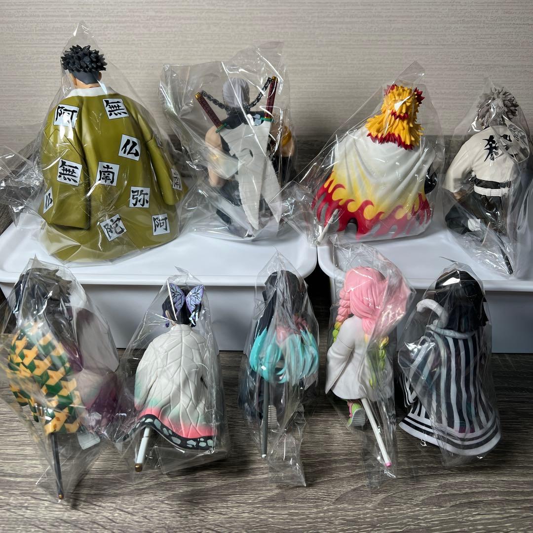 鬼滅の刃 ちょこのせ プレミアムフィギュア 〜柱合会議〜 フィギュア 9点