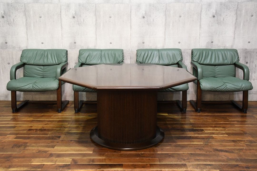 DIK47 冨士ファニチア 4人用 ダイニングセット 肘付きダイニングチェア4脚