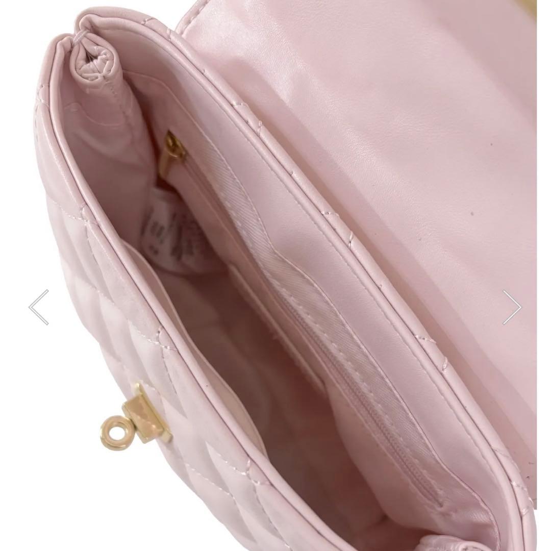 rosemuse ロゼミューズ キルティングミニショルダーバッグ