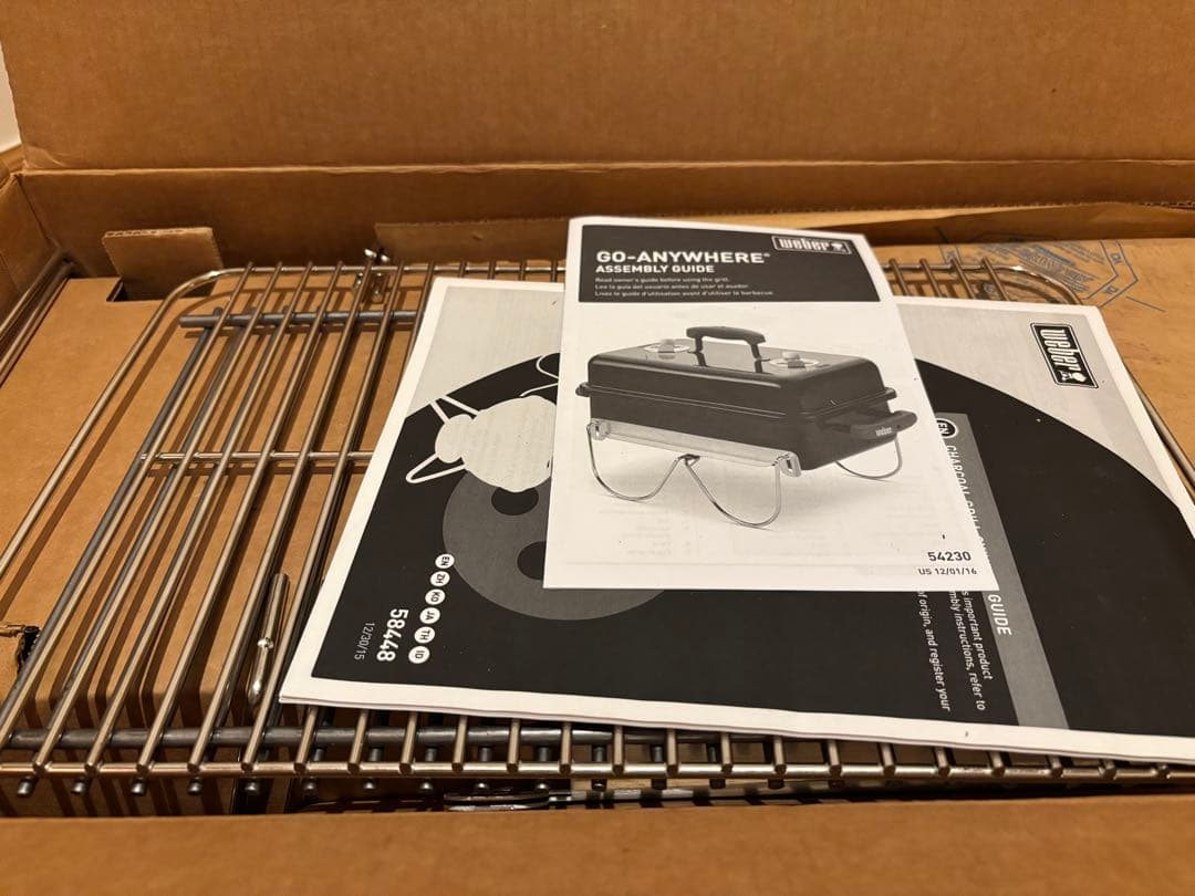 Weber GO ANYWHERE Charcoal grill 未使用 値下可