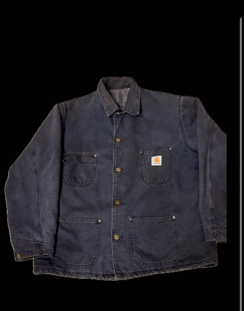 90s carhartt カーハート ミシガンチョアコート　ブラック　USA製