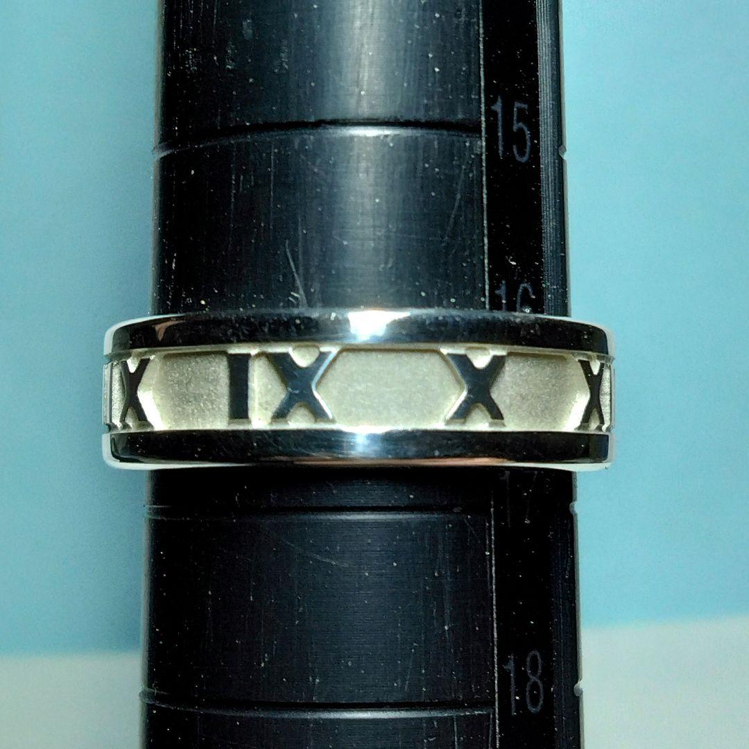 ティファニーアトラスリング 16.5号　新品仕上げ。ほぼ無傷未使用に近い