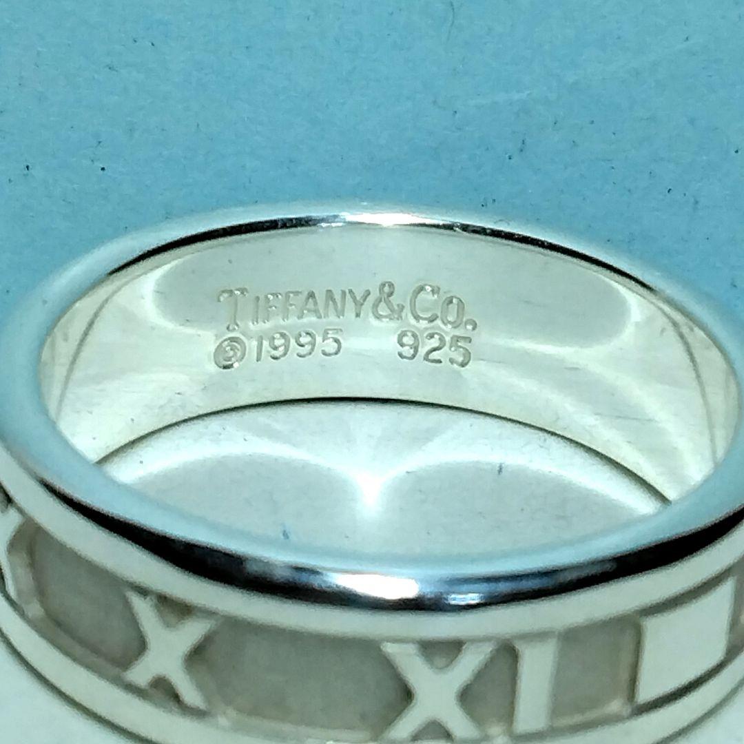 ティファニーアトラスリング 16.5号　新品仕上げ。ほぼ無傷未使用に近い