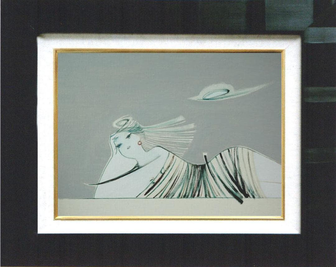 油絵 菅家令子 絵 絵画 インテリア F4-080515 人物 女性像