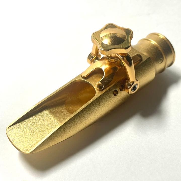 専用】アルトサックス メタルマウスピース 6番 ハイバッフル ゴールド